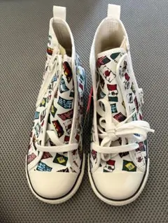 コンバース　オールスター　国旗プリント ハイカットスニーカー　　20センチ