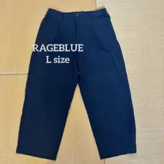 RAGEBLUE ブラックワイドパンツ　Lサイズ