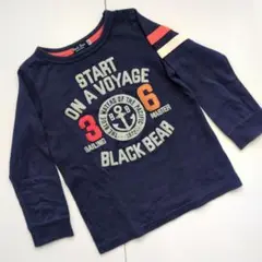 ミキハウス ブラックベアー ロンT 110サイズ 子供 キッズ