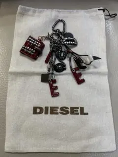Diesel クリスタル装飾キーホルダー - メルカリ