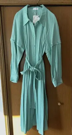 Karl Park Lane グリーン シャツワンピース 11