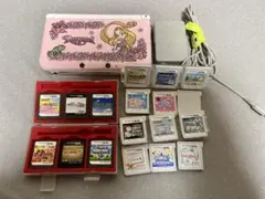 ☆セット販売☆ 3DSLL ピンク カセット 充電器