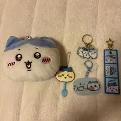 ハチワレ 定期入れ キーホルダーセット