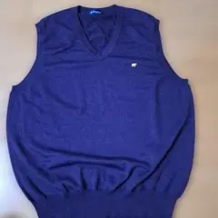 Golden Bear ネイビー Vネックベスト M