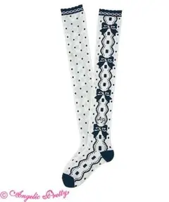 angelic pretty アンジェリックプリティ ニーハイ ソックス - メルカリ