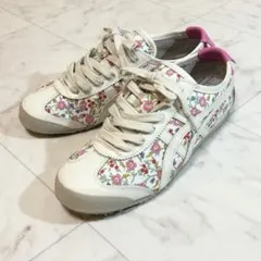 Onitsuka Tiger オニツカタイガー メキシコ66 花柄 23.5cm