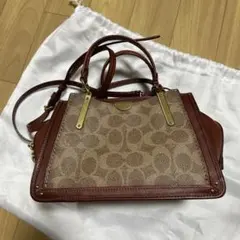 美品 COACH ローグ 25 シグネチャー テキスタイル 3WAY 1177 - メルカリ