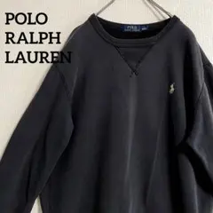 Polo ポロラルフローレン　クルーネック スウェット トレナー　L 古着のサムネイル