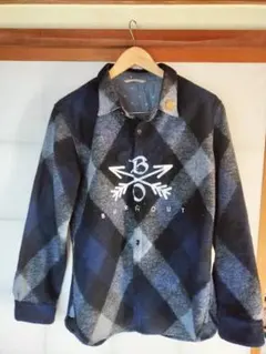 世界限定50着　BURNOUT シャツ　チェックTAKUYA∞着用　UVERのサムネイル