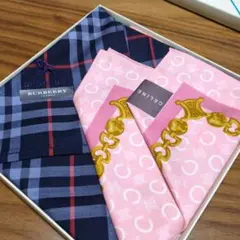 BURBERRY CELINE ハンカチセット ギフトボックス入り