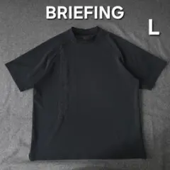 5713【美品】ブリーフィング 長袖モックネックシャツ フリース バック