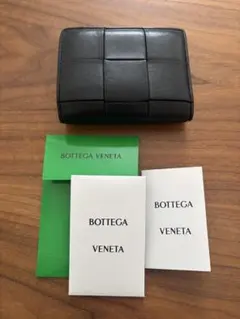 【即日発送】Bottega Veneta 二つ折り財布 黒