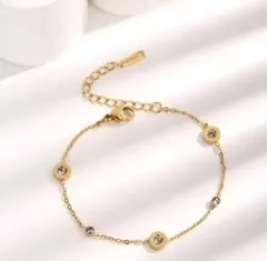 ブレスレット トレンド ローマ数字 人気 サージカルステンレス ジルコニアダイヤ