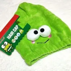 Ｒ　けろけろけろっぴ　ヘアキャップタオル水泳スイミング風呂サウナ吸水速乾なりきり