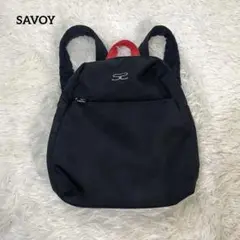 【SAVOY】サボイ　撥水加工リュック　リュックサック　黒　b05