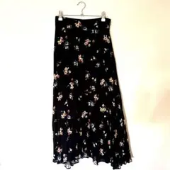 Spick & Span スピックアンドスパン　花柄ロングフレアスカート