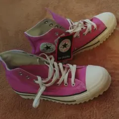【新品未使用】コンバースオールスター ピンク色 ハイカット