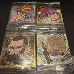 ワンピース シール 4枚セット　ウエハース