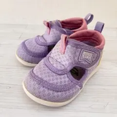 ムーンスター✨ ベビーシューズ サンダル パープル 12cm 女の子 水遊び