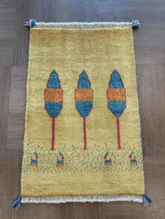 値下げ可能ミニギャベ●32×36㎝●手織●本物●新品未使用 遊牧民が紡ぐギャッベ 2026年最新】遊牧民絨毯の人気アイテム - メルカリ