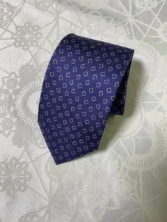 【新品未使用】サルバトーレフェラガモ ガンチーニ　シルク100%ネクタイ　タグ付