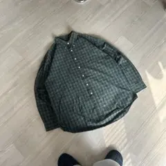 00s 90s old GAP チェック長袖シャツ ノームコア コットンシャツ