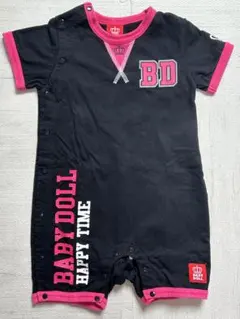 BABY DOLL 黒/ピンク 80cm