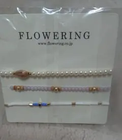 flowering  ビーズブレスレット