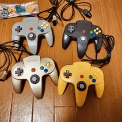 Nintendo 64 コントローラー 4つセット　ジャンク
