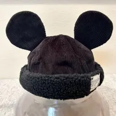 ディズニー ミッキー ファンキャップ 帽子 54cm コーデュロイ