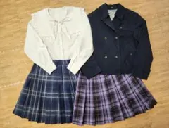 ✨美品✨レディース　GU他まとめ売りプリーツスカート、ブラウス、コートセット