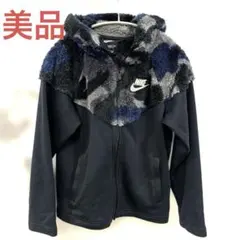 Nike フード付きパーカー　ブラック　キッズM 140 150
