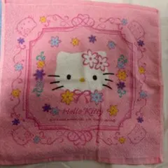 ハローキティ hello kitty タオル ハンカチ　サンリオ　みずほ銀行