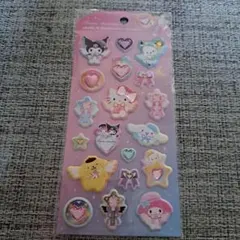 【正規品】サンリオキャラクターズジュエルマシュマロステッカーズジュエリーシール