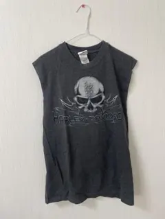 Harley-Davidson スカルプリント ノースリーブ