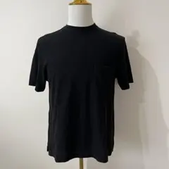 HERMES エルメス Hロゴ ポケット Tシャツ メンズ ブラック Sのサムネイル