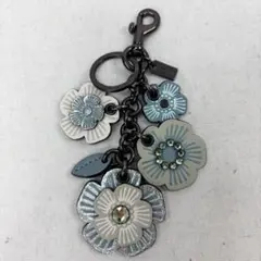 Coach Crystal Tea Rose Bag Charm Flower
