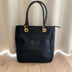 美品Courreges ハンドバッグ ネイビーボーダーのサムネイル