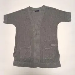 GAP 半袖カーディガン グレー M