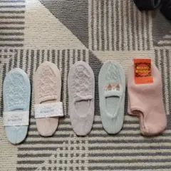 夏物ルームソックス 5足セット（日本製）