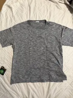 クルーネックTシャツ グレー