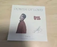 ミンハオ THE8 POWER OF LOVE　直筆サインプリント ステッカー