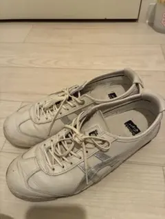 Onitsuka Tiger ホワイトレザー スニーカー