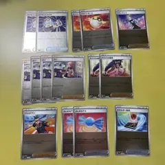 ポケモンカード　スタートデッキ100 グッズ　サポート　まとめ売り　全てミラー