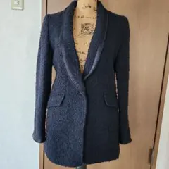 【値下げ】BUONA GIORNATA 黒地　 チェスターコート