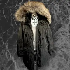 y2k ファー付モッズコート グランジフェアリー 森ガール 平成ギャル 00s