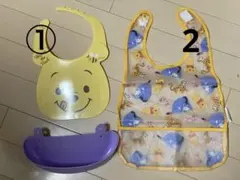 食事エプロン2種セット【ディズニー】