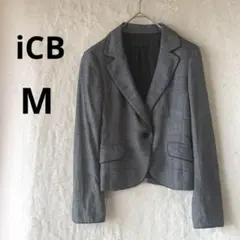 iCB(アイシービー)M グレー ツイードテーラードジャケットのサムネイル