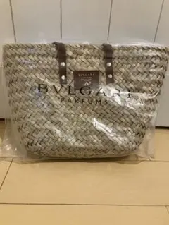 BVLGARI かごバッグ ベージュ 大きめ