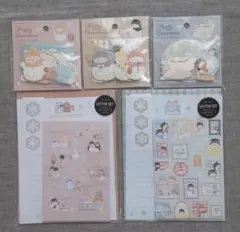 ☆入手困難☆キャンドゥsnowman フレークシール レターセット 5点セット